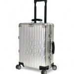 FENDI 50 см чемодан серебро черная ручка