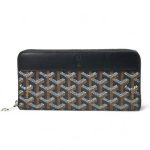 Goyard кошелек в канве черный