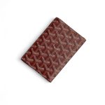 Goyard обложка из канвы бордовая
