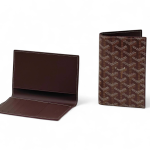 Goyard обложка из канвы коричневая