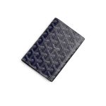Goyard обложка из канвы темно-синяя