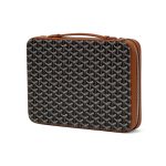 GOYARD папка широкая с ручкой с верху коричневая