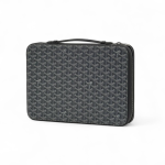 GOYARD папка широкая с ручкой сверху серая