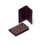 GOYARD визитница книжкой бордовая