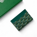GOYARD визитница зеленая