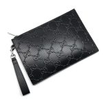 GUCCI папка пластик монограмма черная