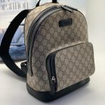 GUCCI рюкзак на молнии канва бежевый