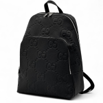GUCCI рюкзак зернистая кожа того черного цвета два отделения на молнии
