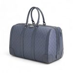 GUCCI синий дорожник из канвы в монограмму