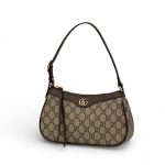 GUCCI сумка канва коричневая золото