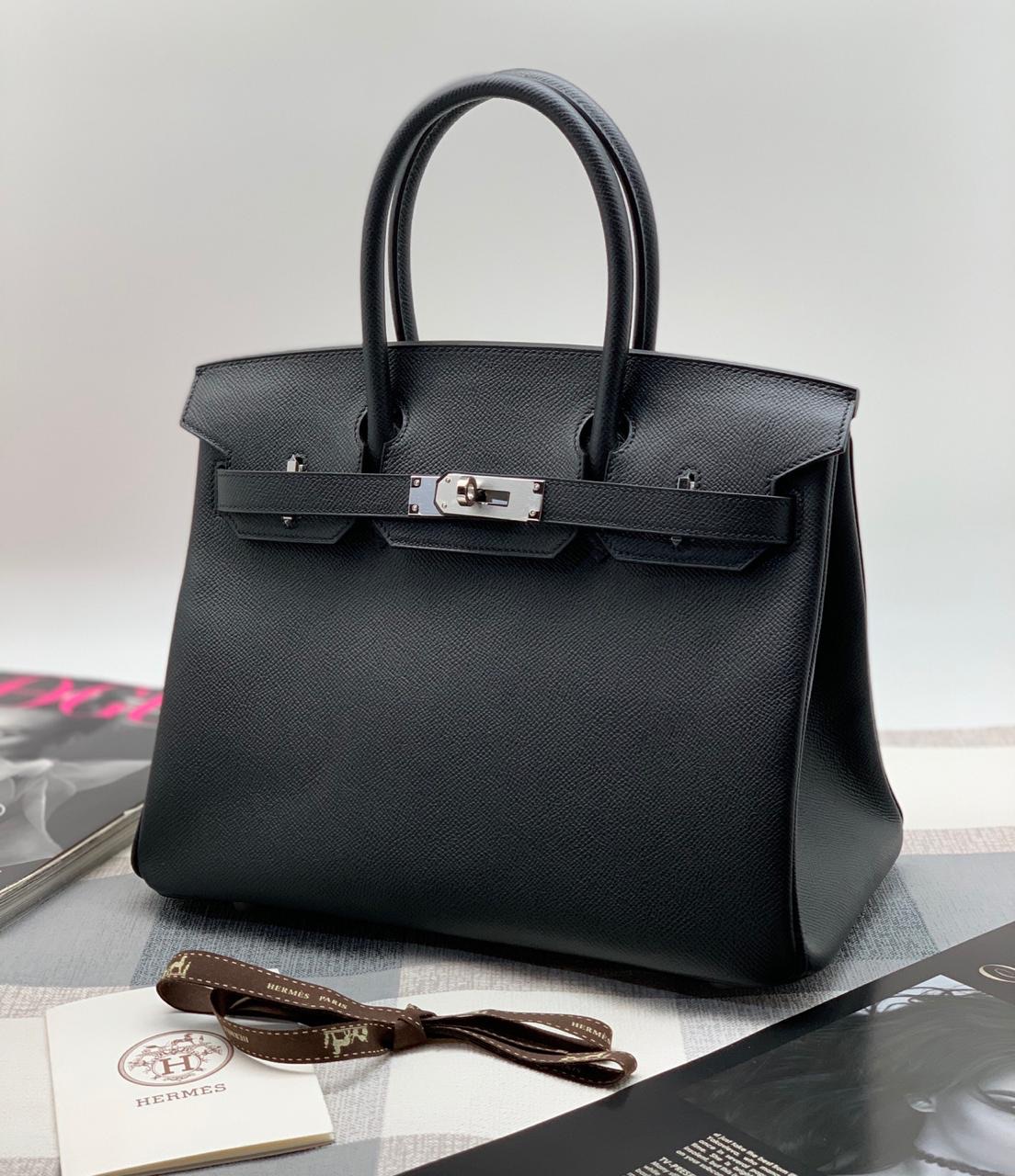hermes-birkin-sumka-kozha-epsom-30-sm-chernaya.jpg HERMES Birkin сумка кожа эпсом 30 см черная — изображение 1