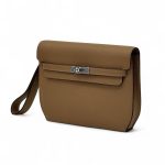 HERMES борсетка келли замок зернистая кожа того телесного цвета