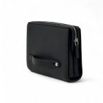 HERMES борсетка с боковой ручкой кожа того черная