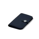 HERMES кошелек маленький кожа Того с хлястиком синий