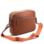 HERMES мессенджер два отделения на молнии темно-оранжевый