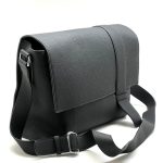 HERMES мессенджер с клапаном кожа Того хлястик черный