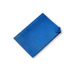 HERMES обложка для паспорта синяя кожа