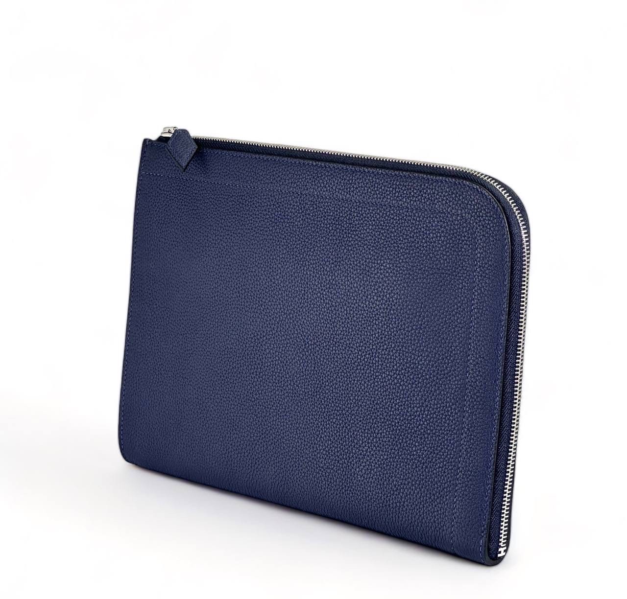 hermes-papka-a5-kozha-togo-sinyaya.jpg HERMES папка А5 кожа того синяя — изображение 1