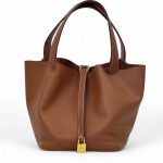 HERMES Picotin сумка 22 см коричневая золото