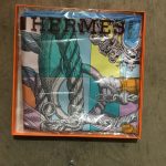HERMES платок шелк