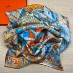 HERMES платок шелк рисунок интересный
