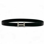 HERMES ремень 25 мм эпсом черный