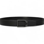 HERMES ремень 32 мм черный двухсторонний того сьемная пряжка