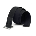 HERMES ремень черный текстильный черная кожаная пряжка