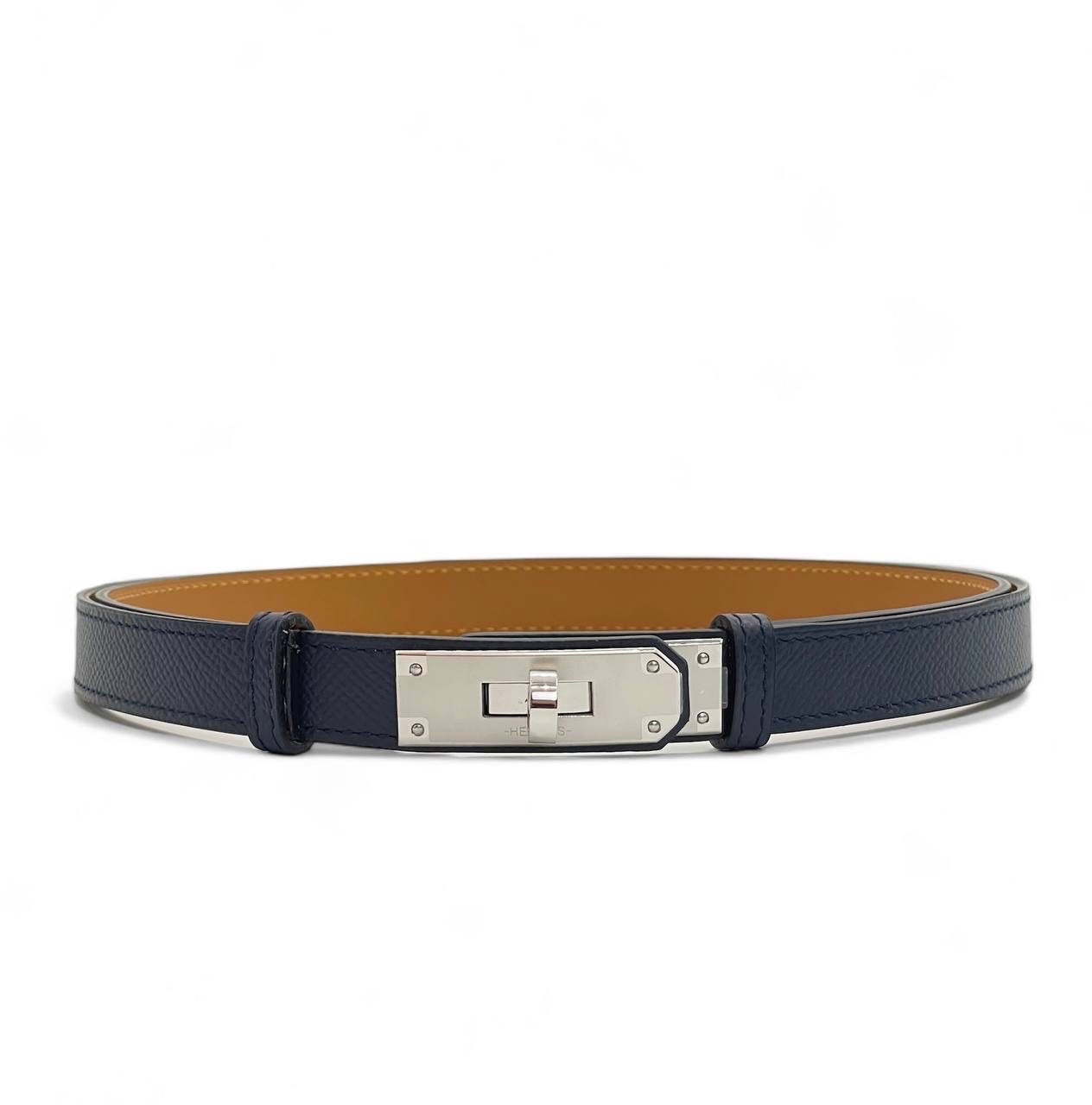 hermes-remen-kelli-epsom-sinij.jpg HERMES ремень Келли эпсом синий — изображение 1
