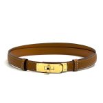 HERMES ремень Келли кэмел золото