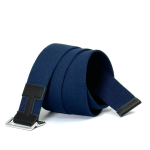 HERMES ремень текстильный синий