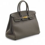 HERMES сумка Birkin 35 см того серая золото