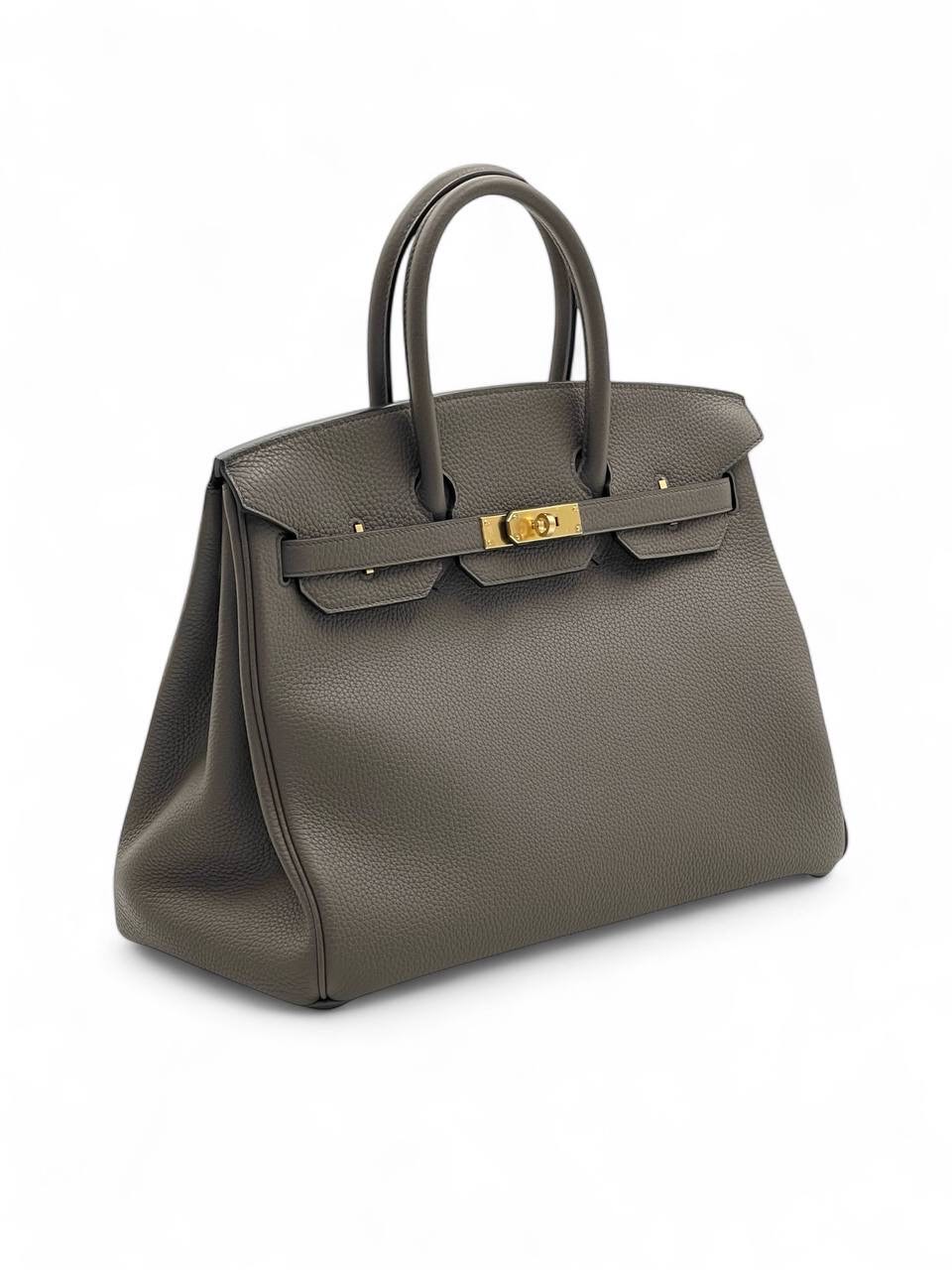 hermes-sumka-birkin-35-sm-togo-seraya-zoloto.jpg HERMES сумка Birkin 35 см того серая золото — изображение 1