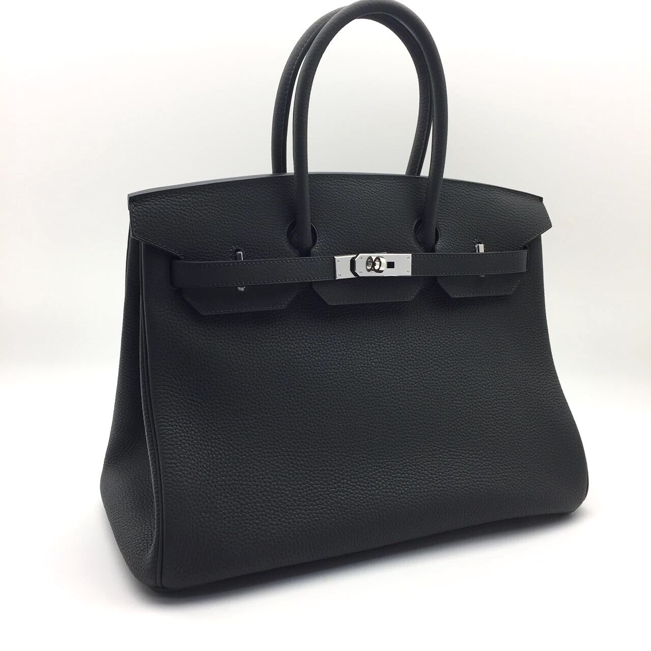 hermes-sumka-birkin-kozha-togo-35-sm-chernaya-furnitura-serebro.jpg HERMES сумка Birkin кожа Того 35 см черная фурнитура серебро — изображение 1