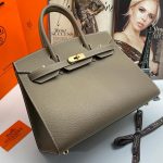 HERMES сумка Birkin ручная кожа Эпсом 30 см бежевая фурнитура золото