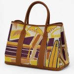 HERMES сумка Garden текстиль кэмел