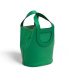 HERMES сумка инзелуп зеленая кожа