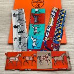 HERMES ТВИЛЛИ завязки на сумки цветные