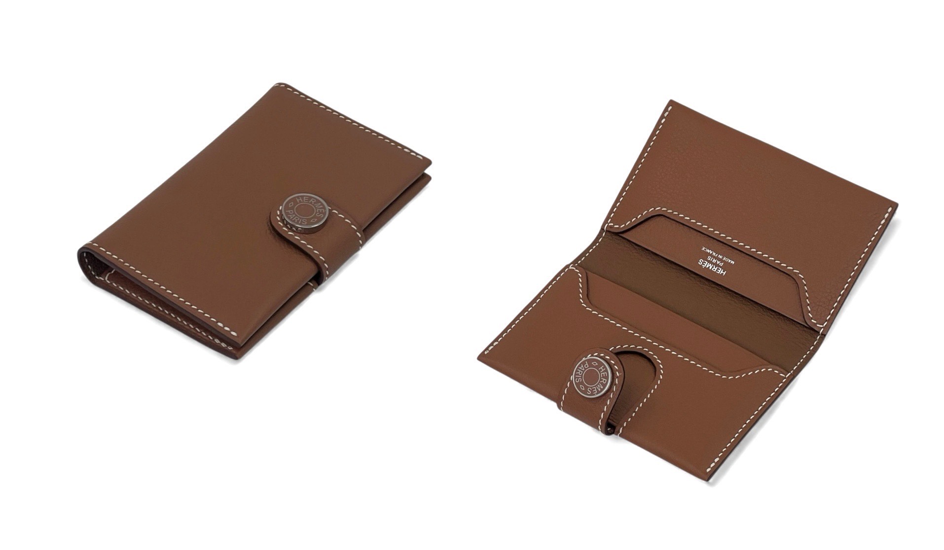 hermes-vizitnicza-knizhka-kemel.jpg HERMES визитница книжка кэмел — изображение 1