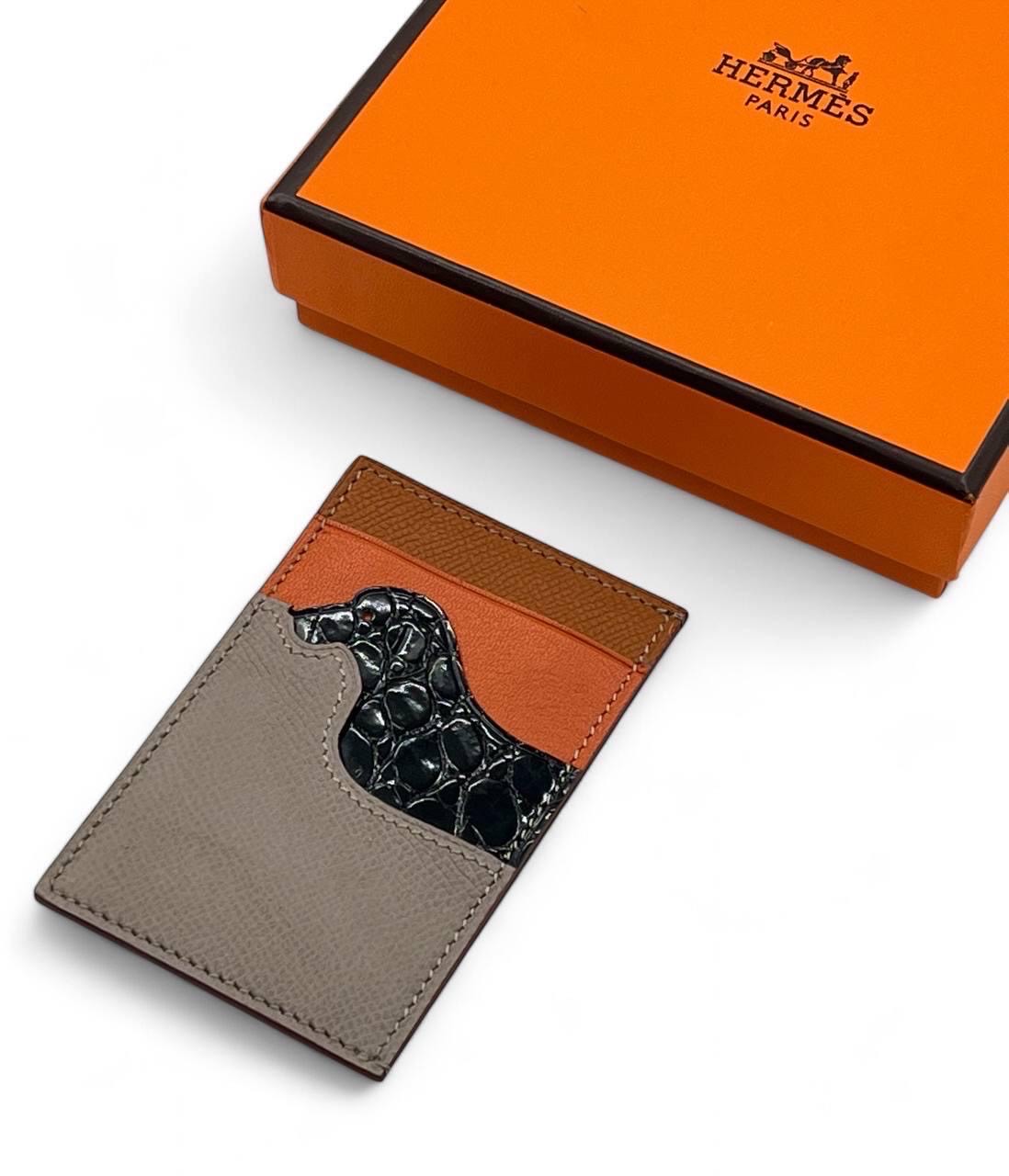 hermes-vizitnicza-kozha-sobaka.jpg HERMES визитница кожа собака — изображение 1