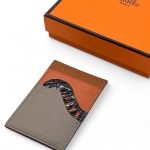 HERMES визитница кожа  змея