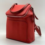 LOEWE рюкзак зернистая кожа красный