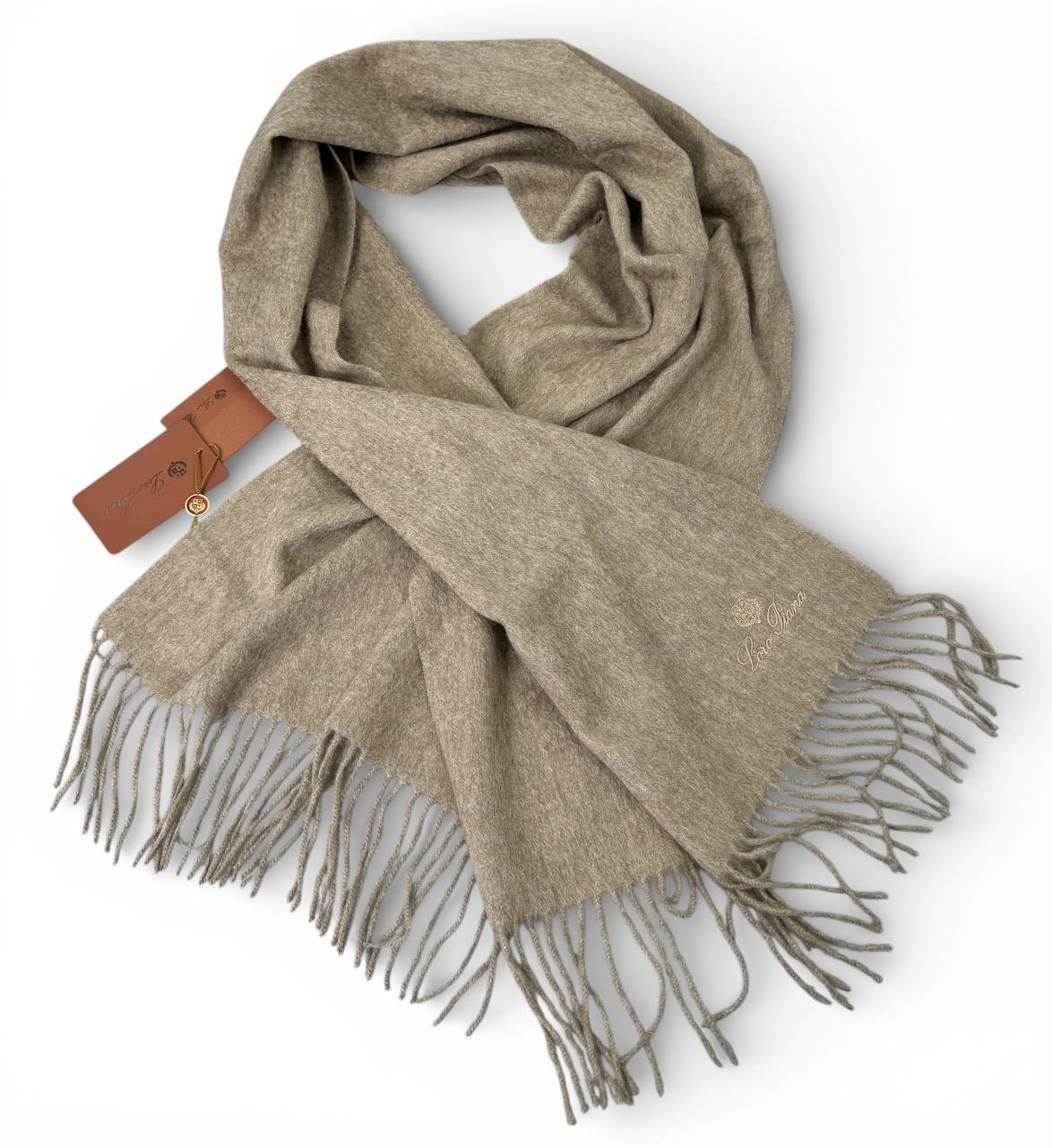 loro-paina-sharf-kashemir-s-bahromoj-korichnevyj.jpg LORO PAINA шарф кашемир с бахромой коричневый — изображение 1