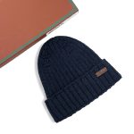 LORO PIANA шапка шерсть темно-синяя