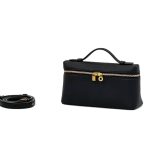 LORO PIANA сумка маленькая того черная золото