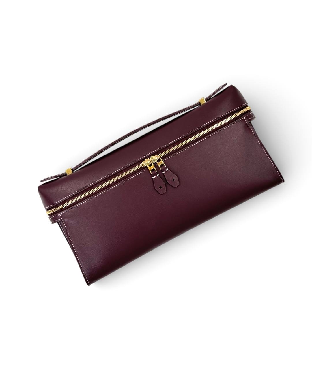 lp-klatch-gladkaya-bordovaya-kozha-zoloto.jpg LP клатч гладкая бордовая кожа золото — изображение 1