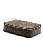 LV борсетка Cube De Rangement коричневая монограмма большая