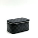 LV борсетка Cube De Rangement серая шашка маленькая