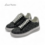 LV кеды канва шашка с белыми шнурками
