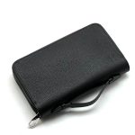 LV кошелек XL с ручкой кожа того черный